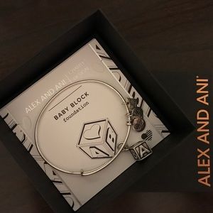 Alex and Ani Baby Block Bracelet